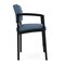 Lesro Lenox Steel Hip Chair Metal Frame, Black, MD Titan Upholstery LS1161 - alternate 1